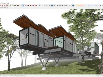 Sketchup Villa 227 3D model