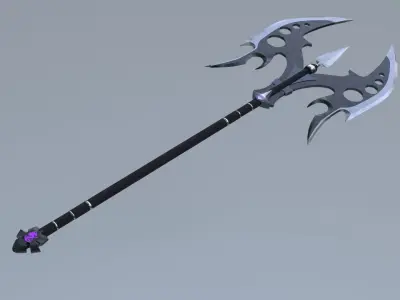 Dark Axe Low-poly 3D model purchase