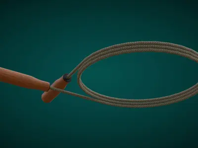 Jump Rope Low-poly 3D model purchase