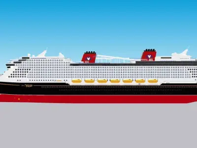 DISNEY WISH 3D model