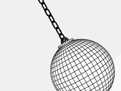 Wrecking Ball Low-poly 3D model