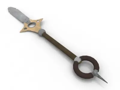 King Spear Low-poly 3D model