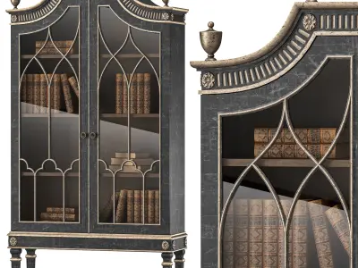 ebanista saville showcase cabinet 3D model