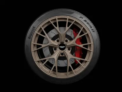Realistic Astron Martin Tyre 3D model