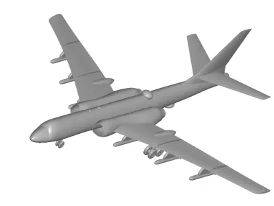 Xian H-6 3D model purchase
