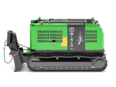 Ecoforst T-winch Machine 3D model