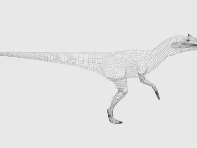 Allosaurus dinosaur 3D model buy