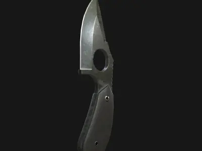3D Knife Texture Pack Low-poly 3D model