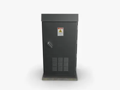Electrical Box 03 Low-poly 3D model