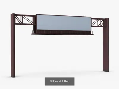 Billboard 4 Collection 3D Model Pack