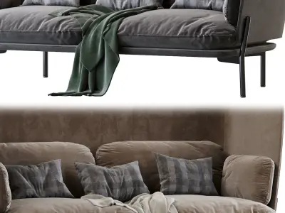 Cloud High Back LN6 by andTRADITION 3D model