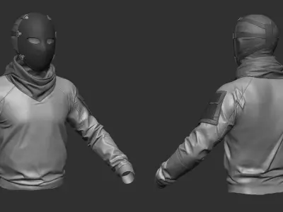 military clothing 3D model