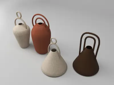 Decorative vases Free 3D model purchase