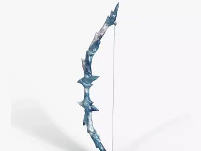 Bow 01 V2 Low-poly 3D model