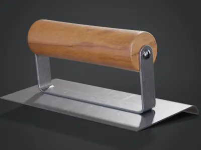 Step Trowel outside Edge 3D model
