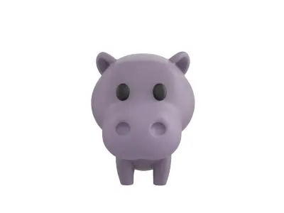 Character062 Hippo 3D model