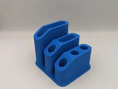 penholder-01 pen and pencil holder Free 3D print model