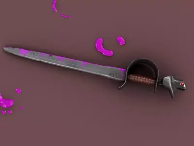 Dragon Blood Sword 3D model