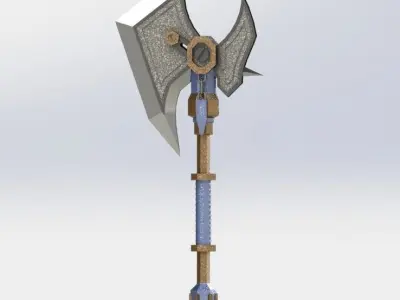 Battle Axe  3D model purchase