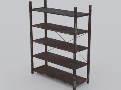 Storage racks Free low-poly 3D model