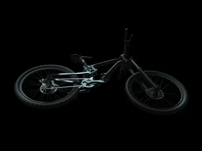 Mountain bike MTB bicycle 3D model