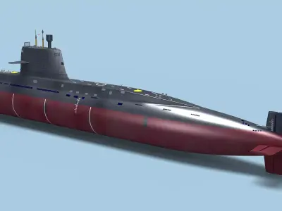 Chinese Type 039C Submarine 3D model