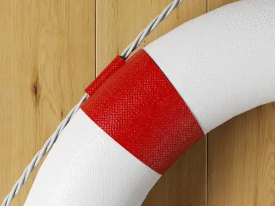 Lifebuoy life preserver 3D model