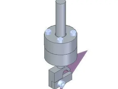 Drag knife tool 3D model