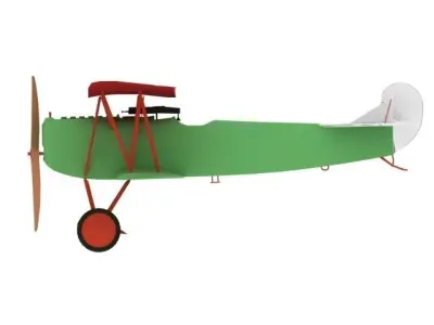 AIRCRAFT FOKERR7 3D model