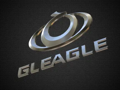 gleagle logo 3D model