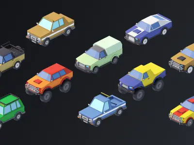 Transport Low-poly 3D model