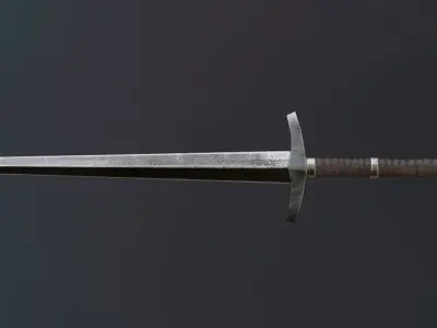 Two low-poly swords 3D models Low-poly 3D model purchase