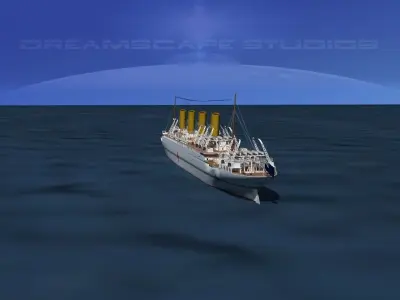 HMHS Britannic 3D model