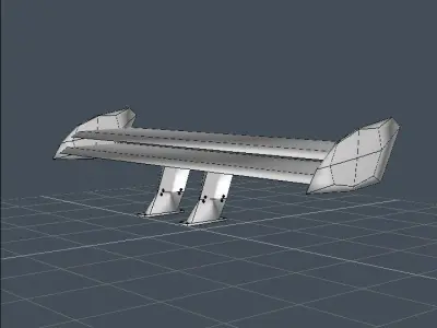 WING SPOILER GABUD Free low-poly 3D model