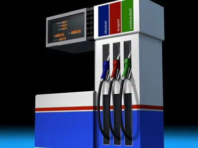 Gas pump2 3D model