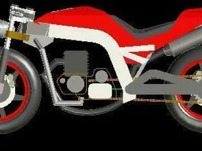 MOTO BIKE 3D model