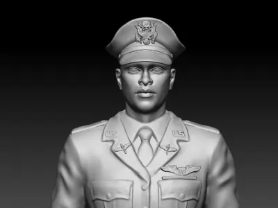US air force airman 3D print model
