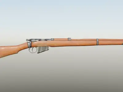 Lee Enfield Rifle Free 3D model
