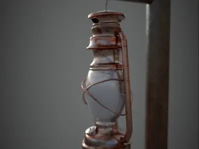 Lantern 3D model purchase