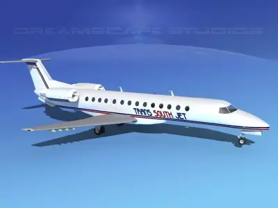 Embraer ERJ-135 Trans South Jet 3D model