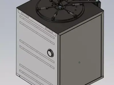 Autoclave Sterilizer CAD Model 3D model