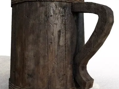 Medieval mug 3D model
