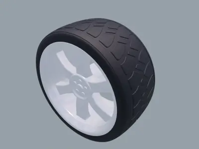 Sport wheel 3D model