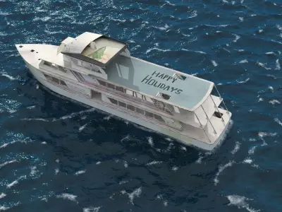 El Dorado Ship just before sinking 3D model