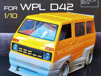 WPL D42 RC BODYKIT by BLACKBOX 1-10th 3D print model
