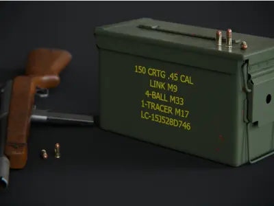 Underground Bunker 3d Scene 3D model