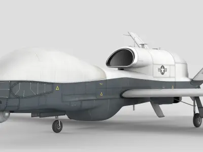 Northrop Grumman MQ-4C Triton 8K Drone 3D model