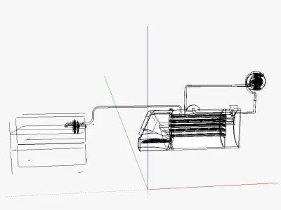 TECS thermal energy conversion system 3D model