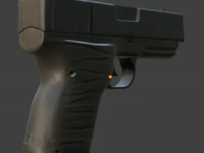  3D Pistol Model 3D model