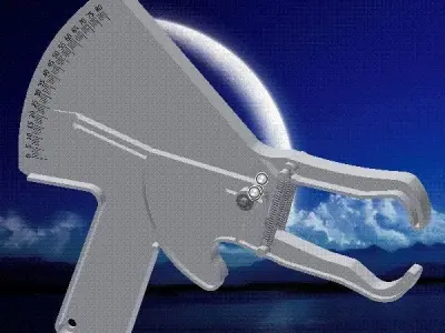 Plicometer axe Free 3D model
